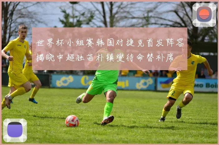 世界杯小组赛韩国对捷克首发阵容揭晓中超独苗朴镇燮待命替补席